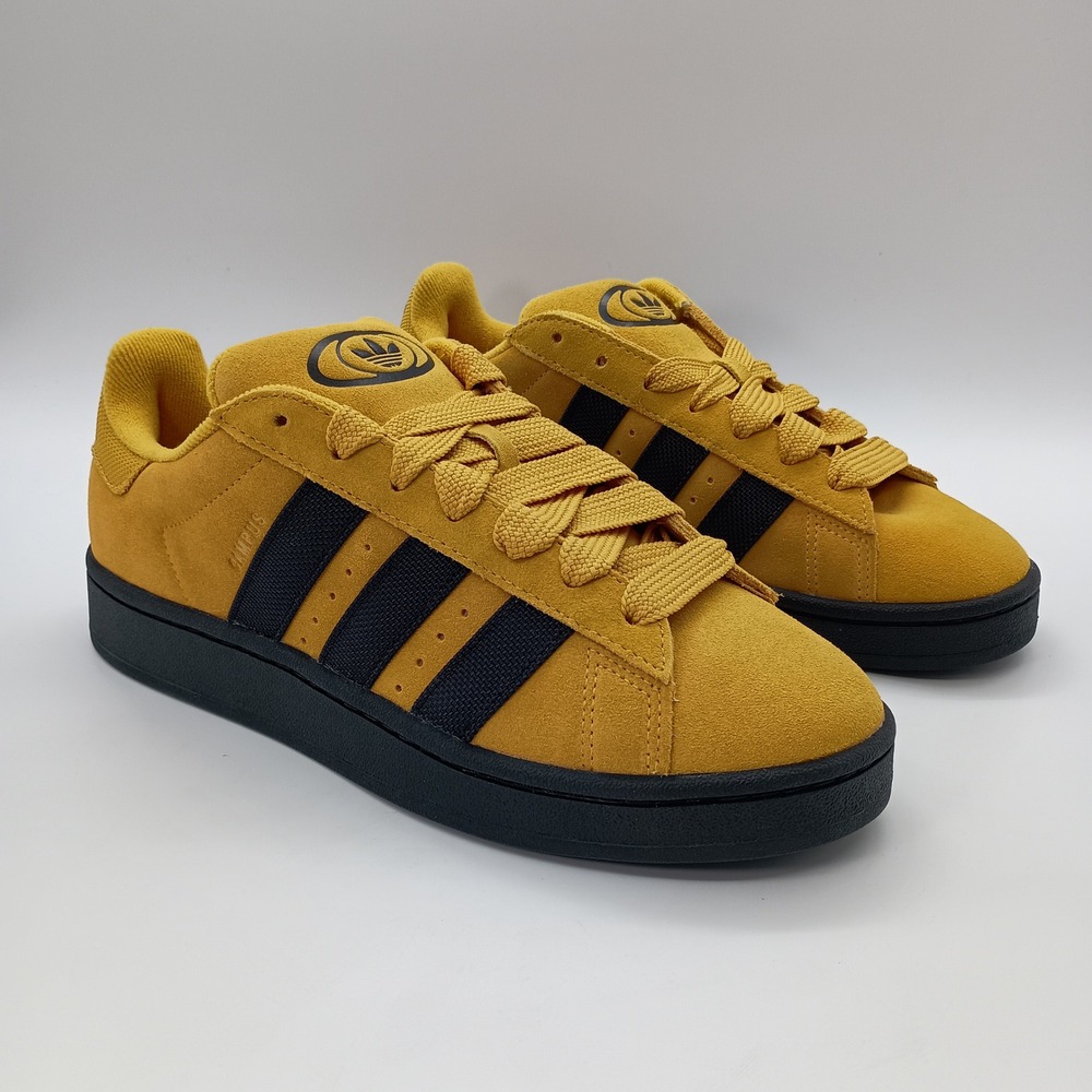 Adidas Campus 00s Yellow Black Suede Sneakers JI3308 Mens Size 8 New
